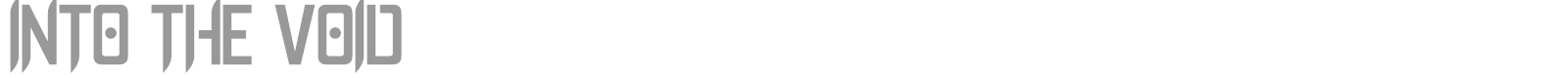 Into The Void font preview